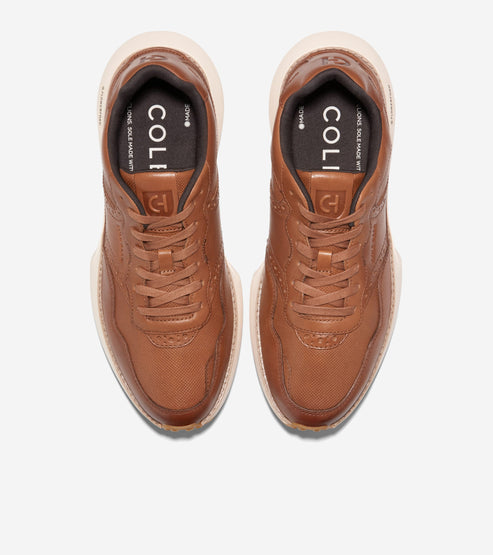 Cole Haan Mens Grandpro Ashland, British Tan/Ivory