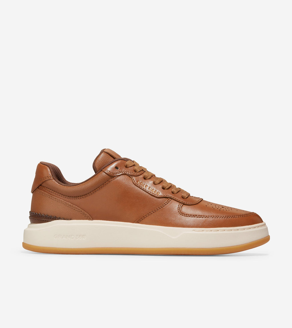Cole Haan Mens Grandpro Crossover Sneaker, British Tan/Ivory
