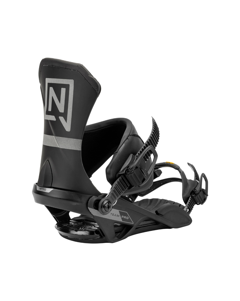 Nitro Team Pro Men's Snowboard Bindings, Ultra Black 25