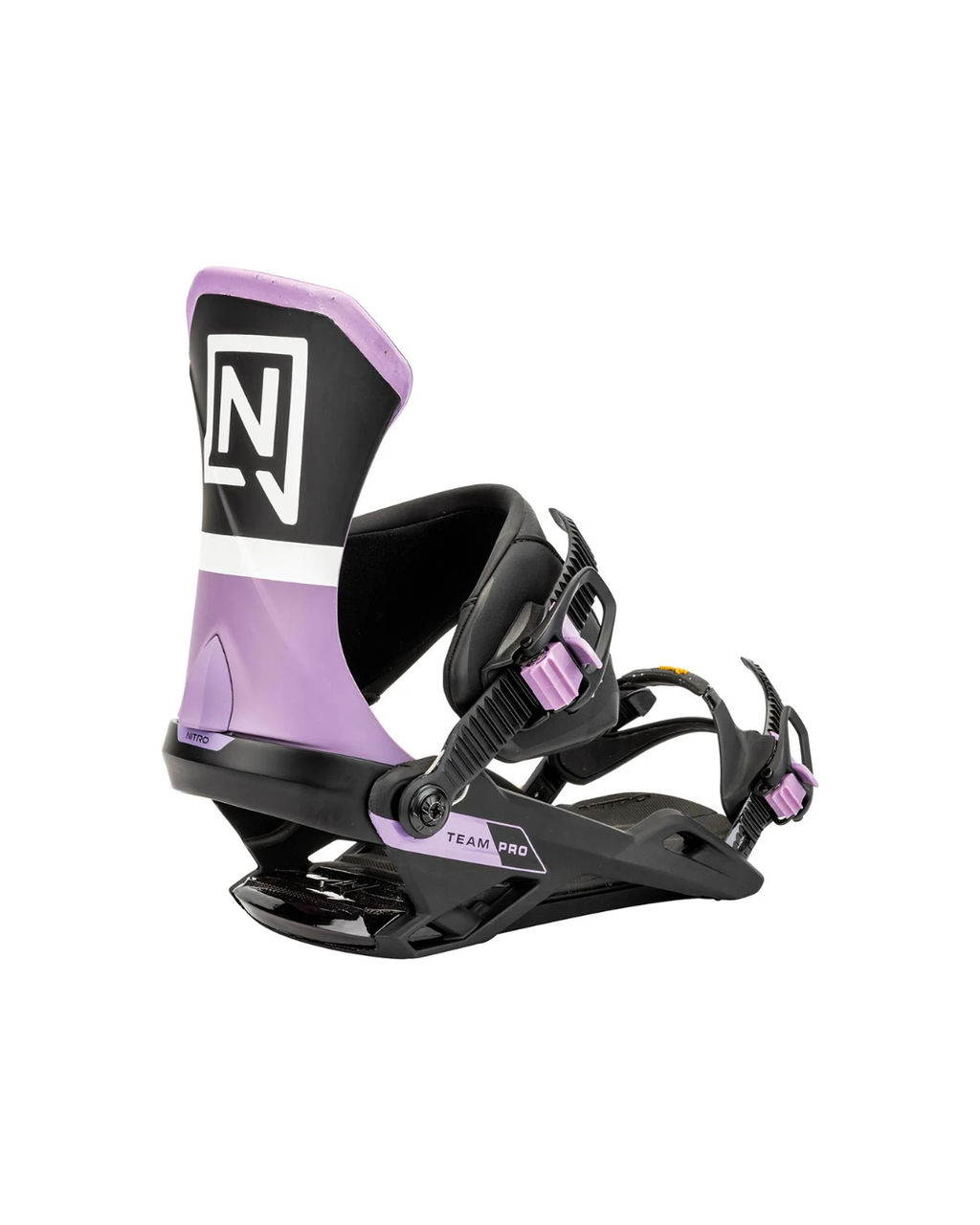 Nitro Team Pro Binding Mens Snowboard Bindings, Lilac