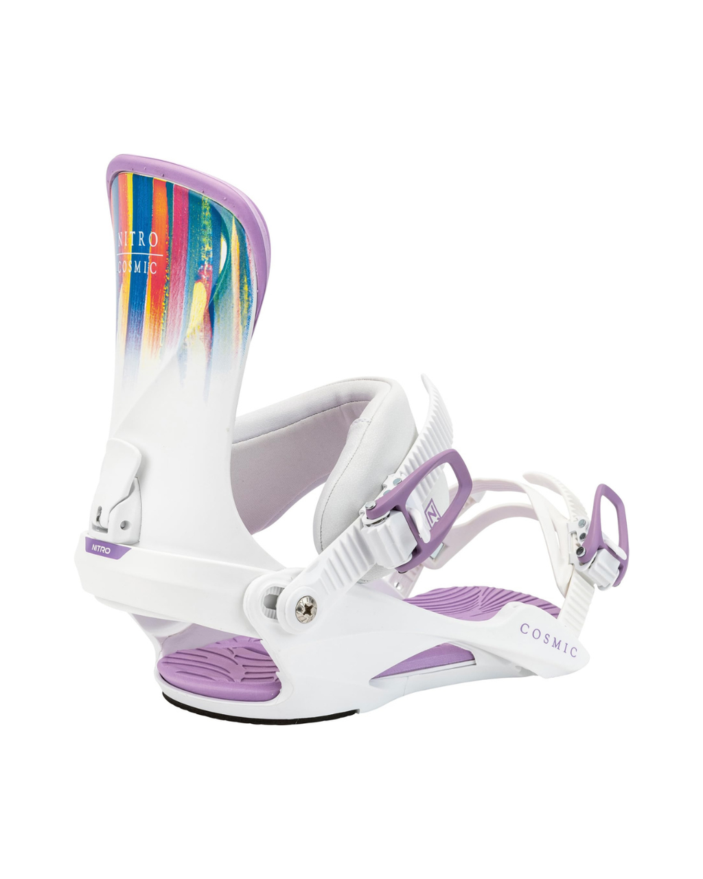 Nitro Women's Cosmic Snowboard Binding, White Brush