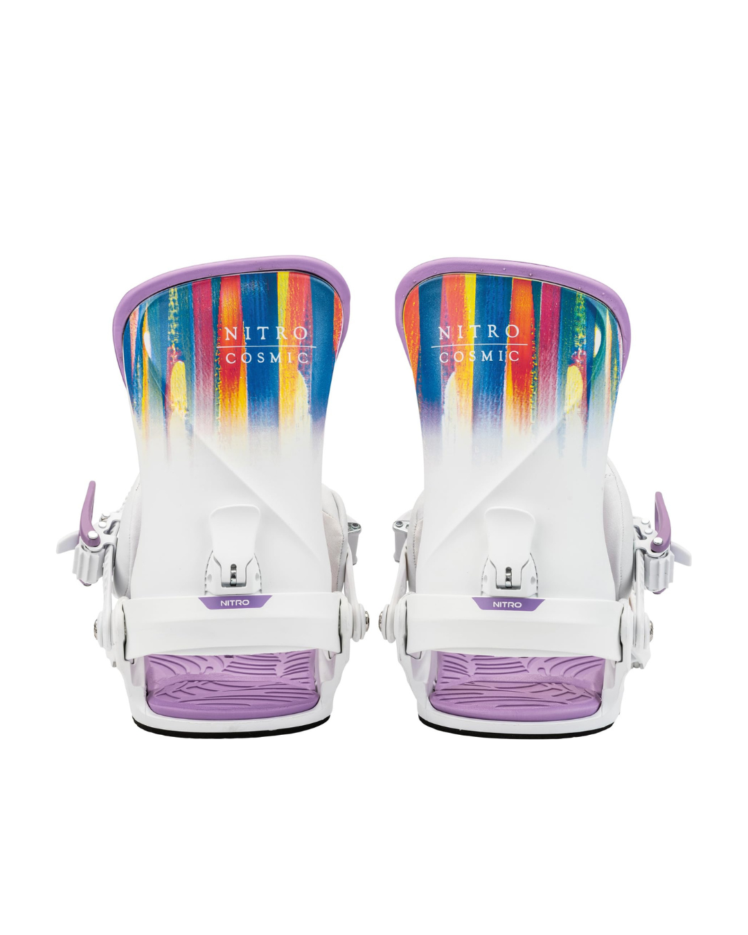 Nitro Women's Cosmic Snowboard Binding, White Brush