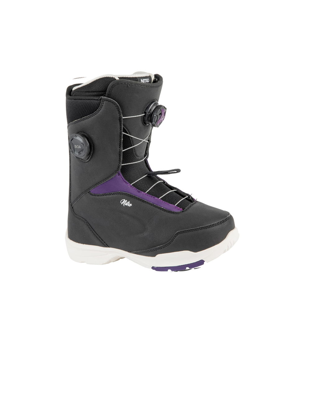 Nitro Snowboard Boots Scala BOA, Black/Purple, Women's