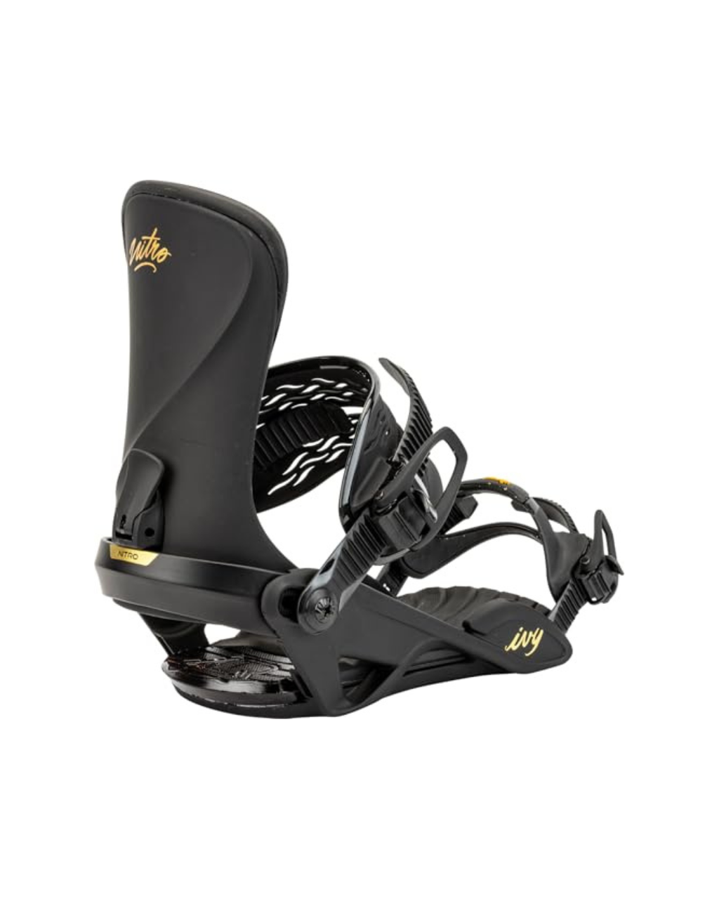 Nitro Women's Ivy Snowboard Binding, Ultra Black