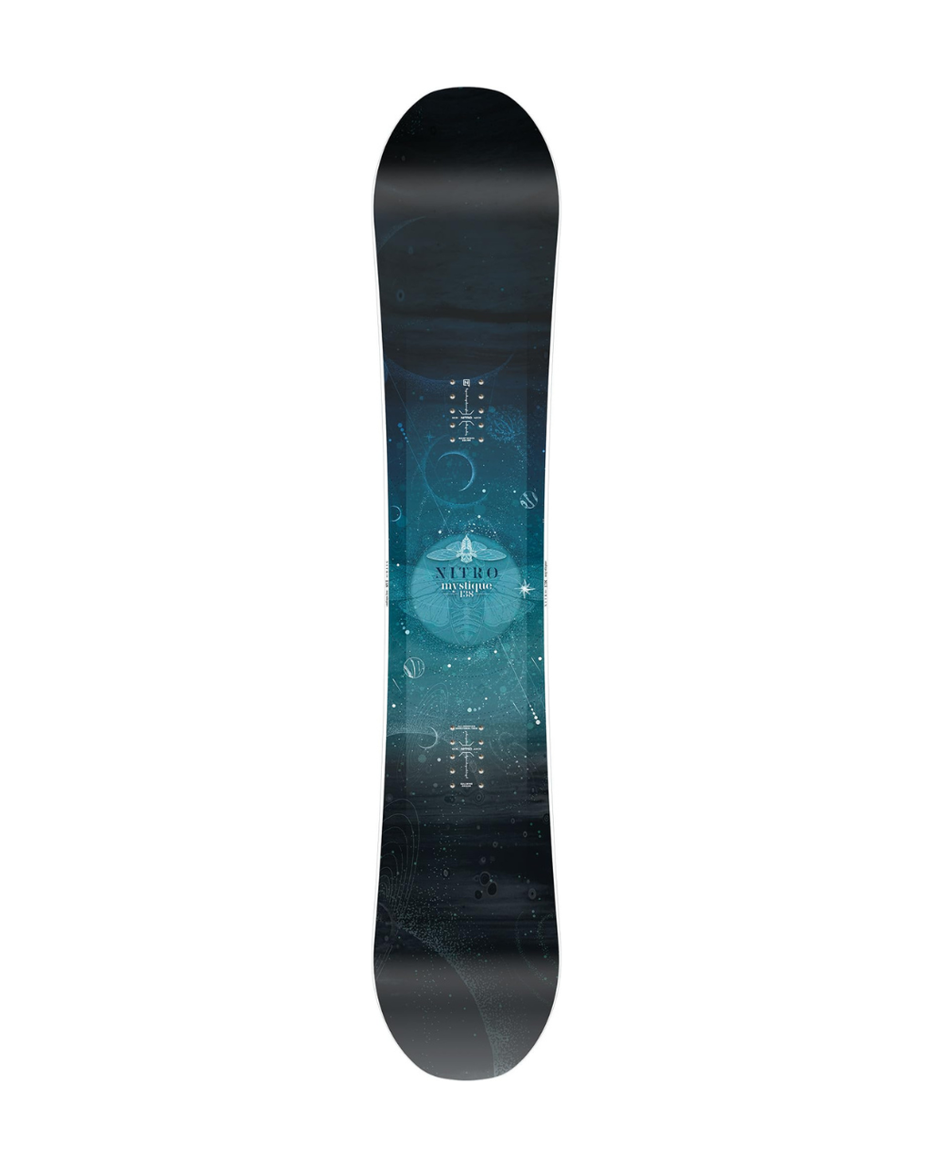 Nitro Snowboards Women's Mystique Board '25 Good Natured Girls Board All-Mountain Gullwing Directional Twin