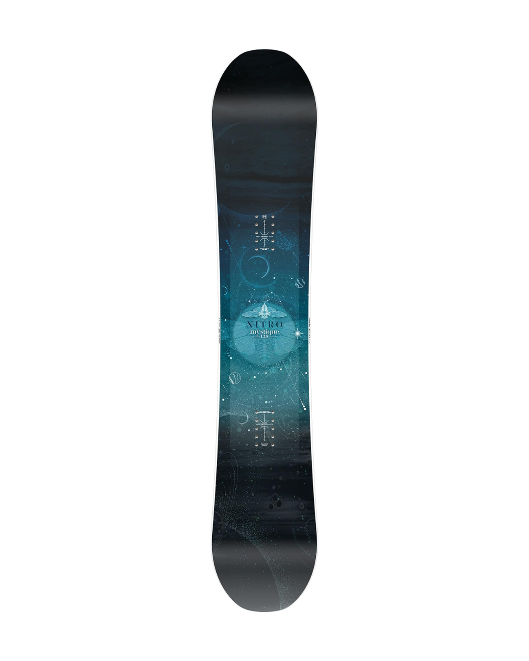 Nitro Snowboards Women's Mystique Board '25 Good Natured Girls Board All-Mountain Gullwing Directional Twin