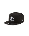 New Era Unisex New York Yankees Basic Black and White 9FIFTY Snapback