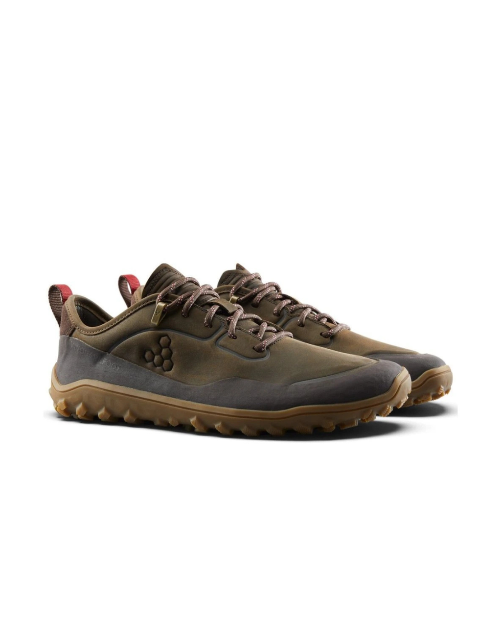 Vivobarefoot Womens Tracker Leather Low, Bracken