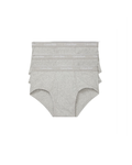 Calvin Klein Mens Cotton Classics 3-Pack Brief, Grey Heather