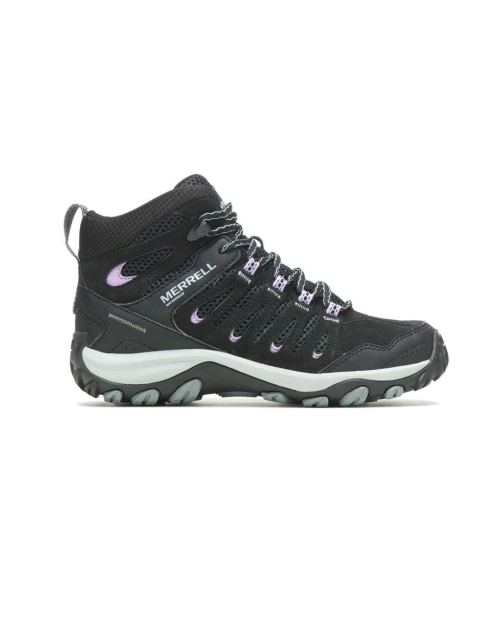 Merrell Womens Hiking Crosslander 3 Mid Waterproof Black/Orchid