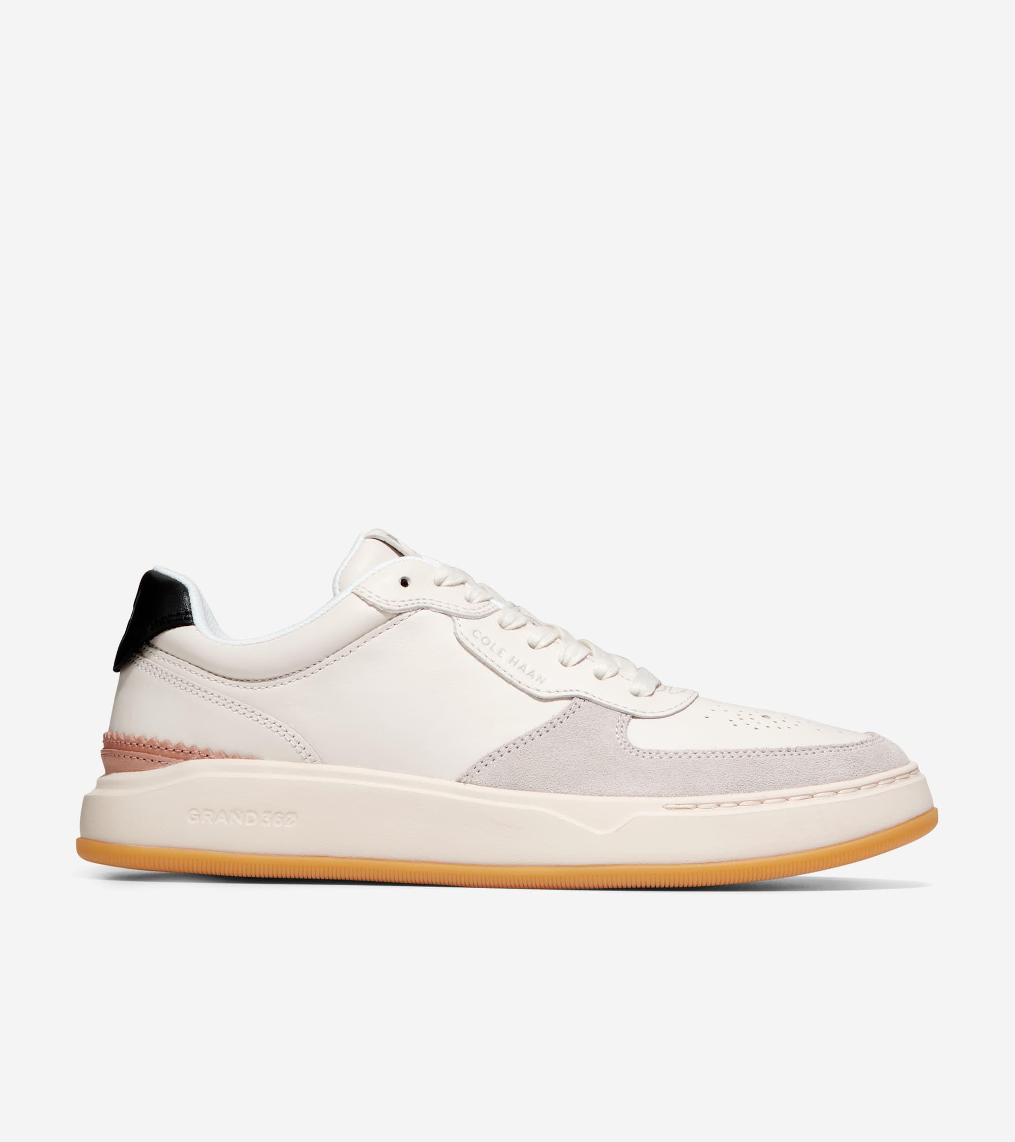 Cole Haan Mens Grandpro Crossover Sneaker, Ivory/Gum/Black