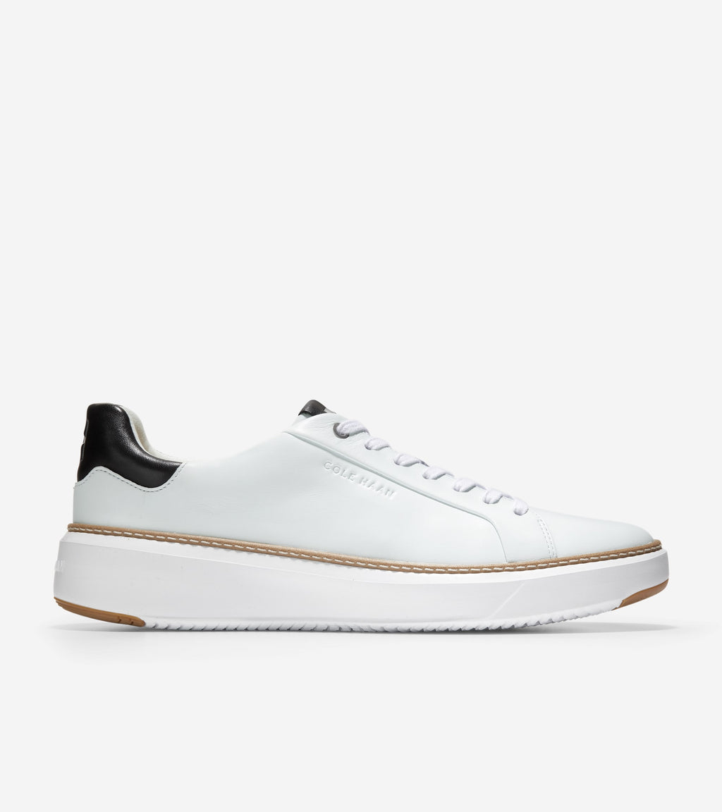 Cole Haan Mens Grandpro Topspin Sneaker, Optic White