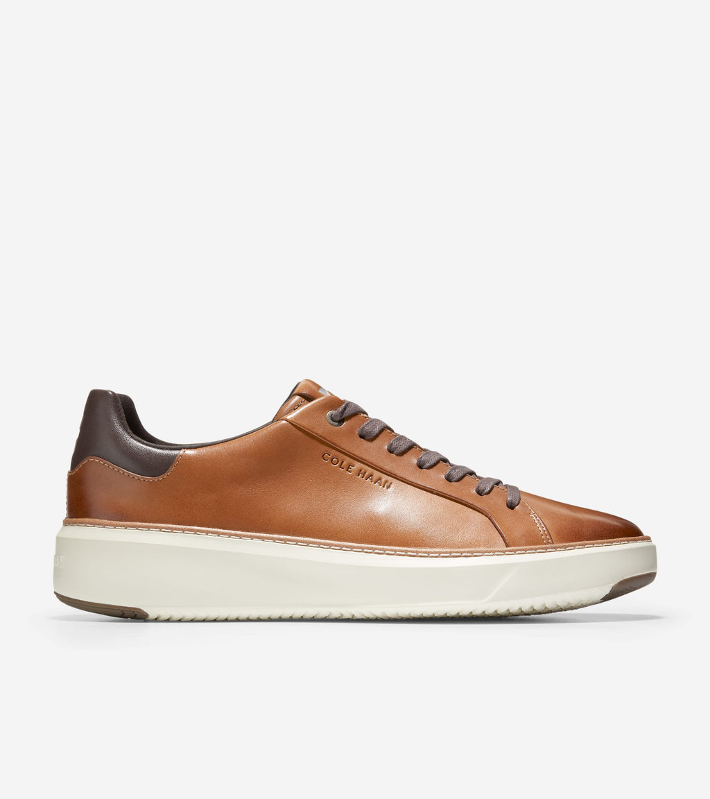 Cole Haan Mens Grandpro Topspin Sneaker, British Tan