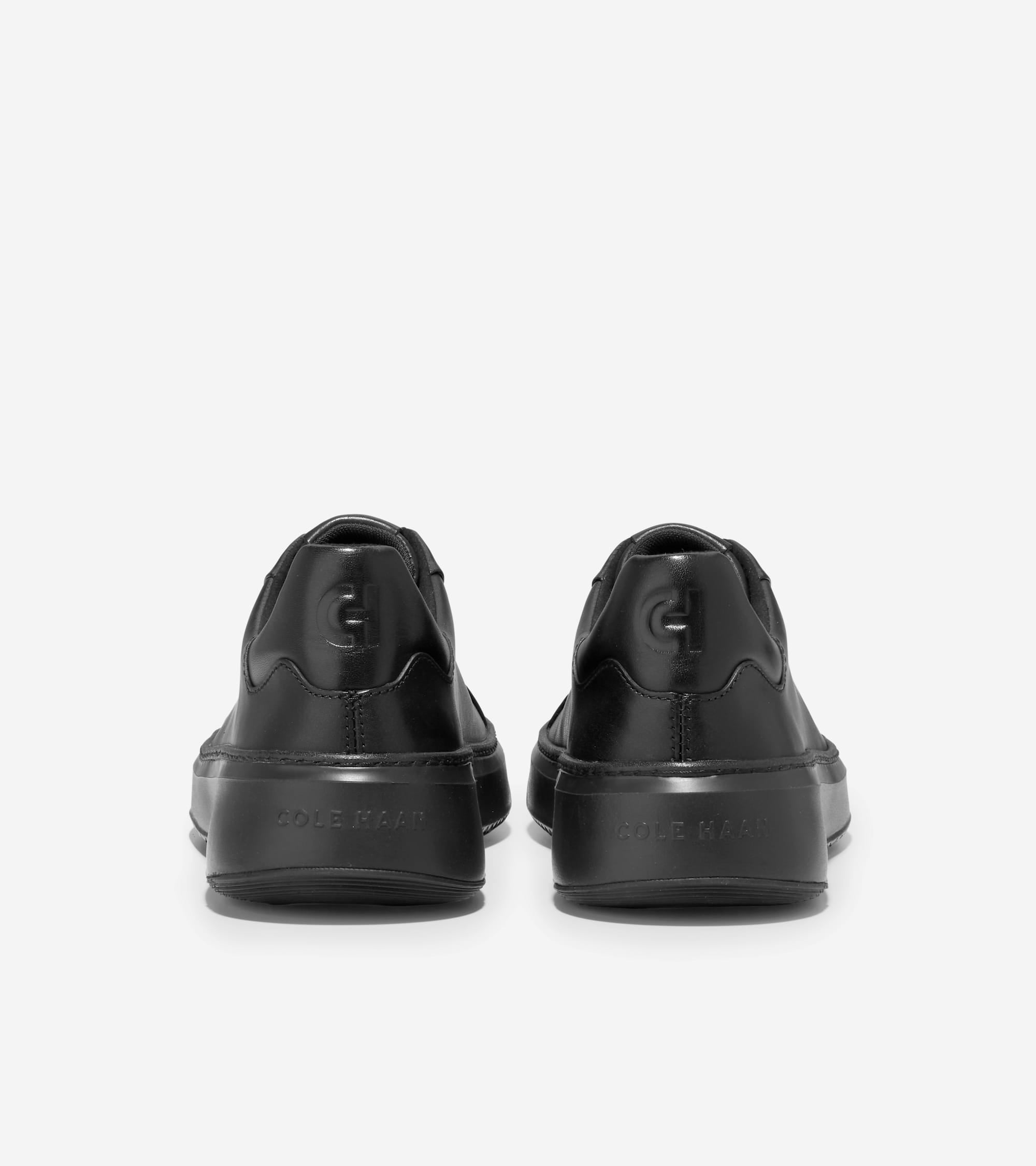 Cole Haan Mens Grandpro Topspin Sneaker, Black Leather/Black