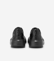 Cole Haan Mens Grandpro Topspin Sneaker, Black Leather/Black