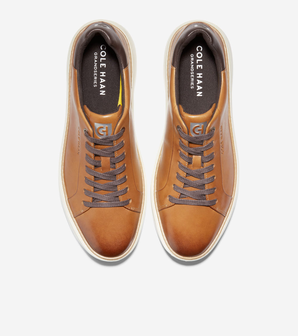 Cole Haan Mens Grandpro Topspin Sneaker, British Tan