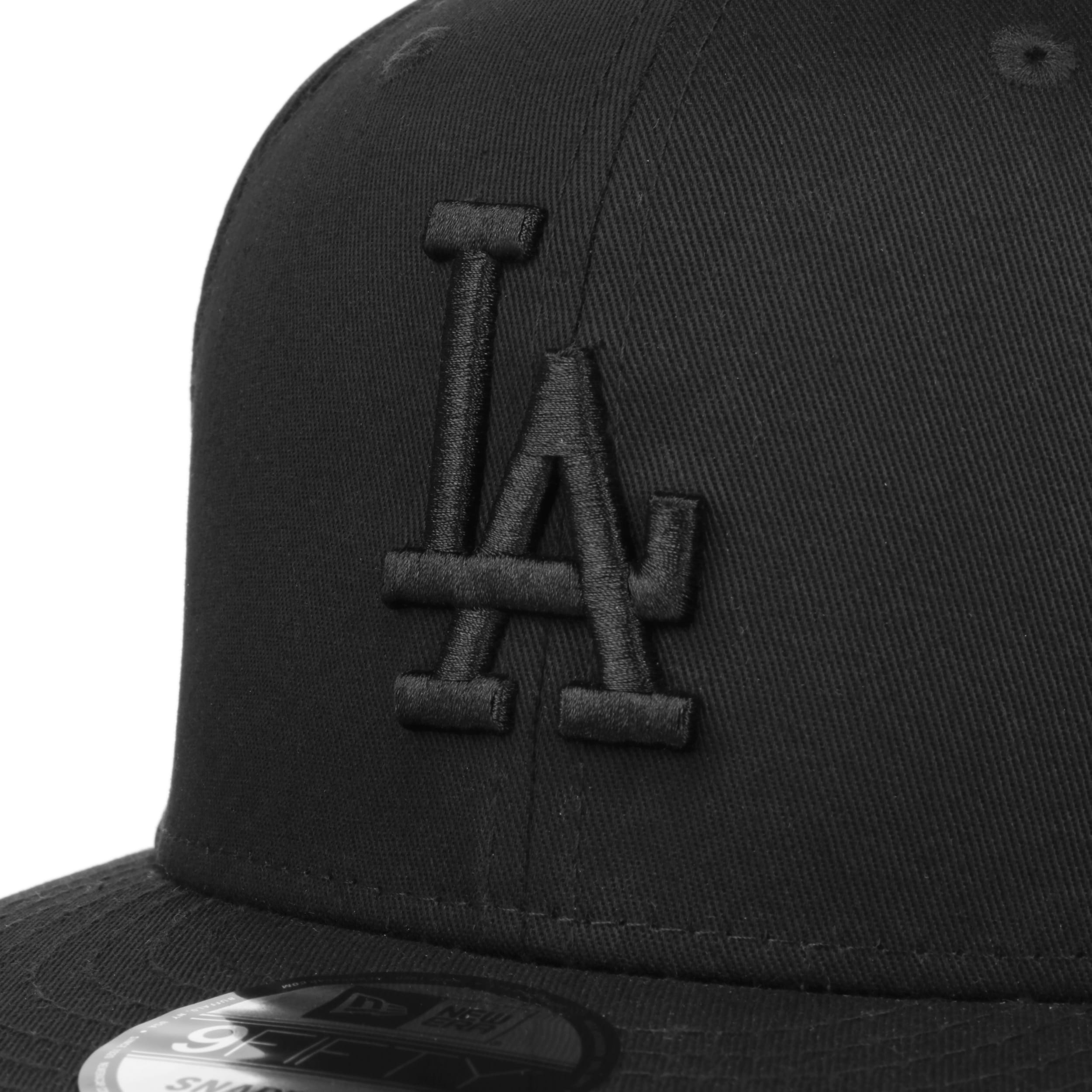 New Era Unisex Los Angeles Dodgers Basic Black on Black 9FIFTY Snapback