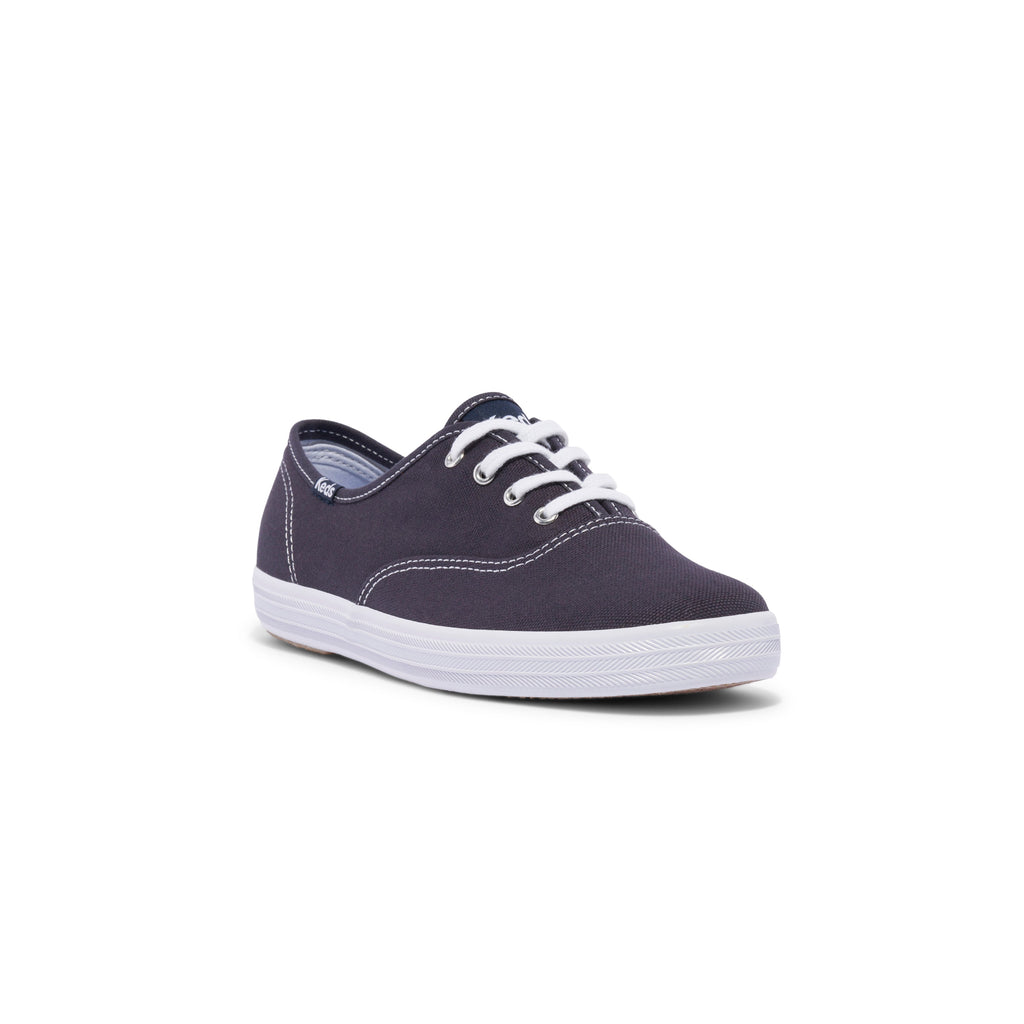 Keds Womens Champion Originals Lace Up Sneakers, Navy