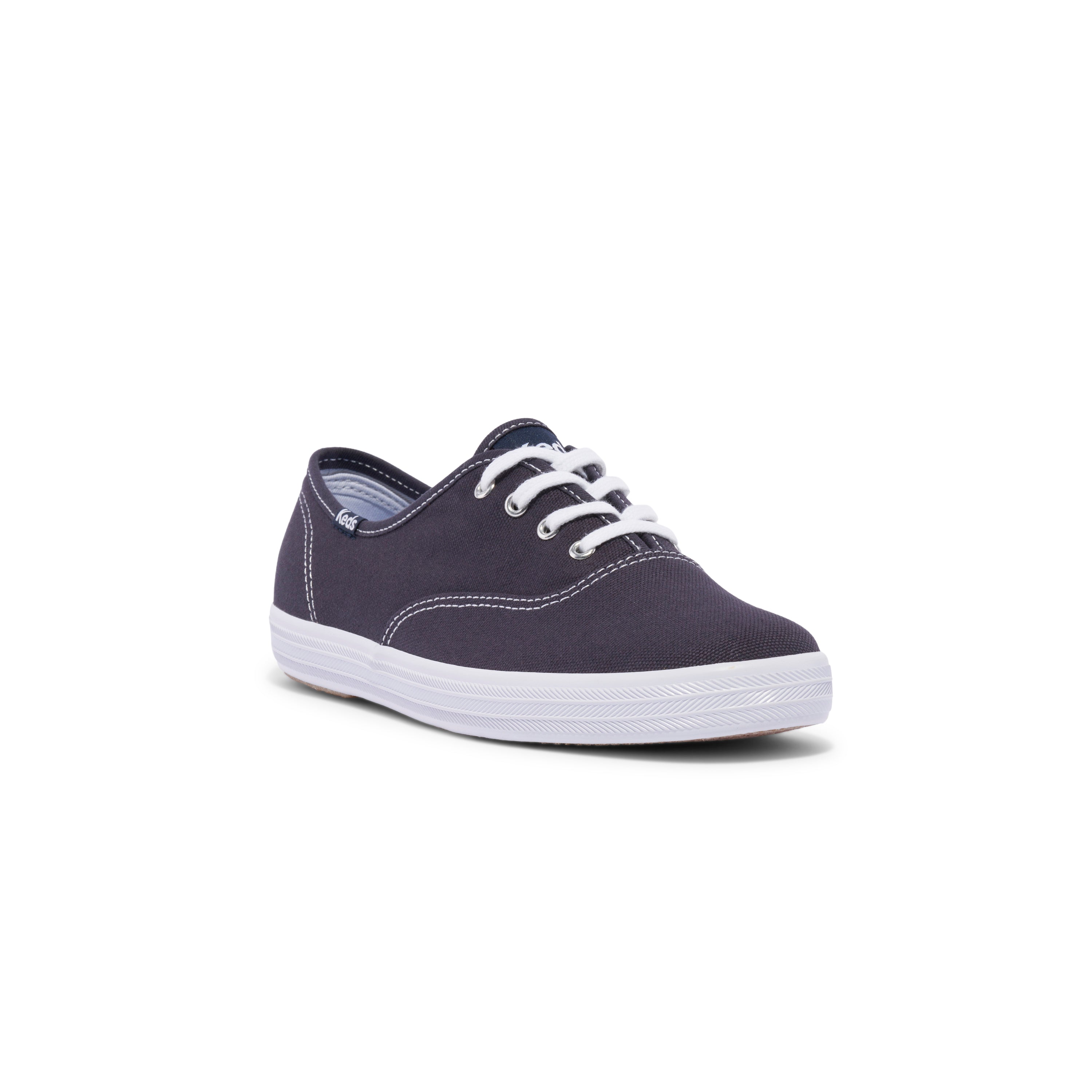Keds Womens Champion Originals Lace Up Sneakers, Navy