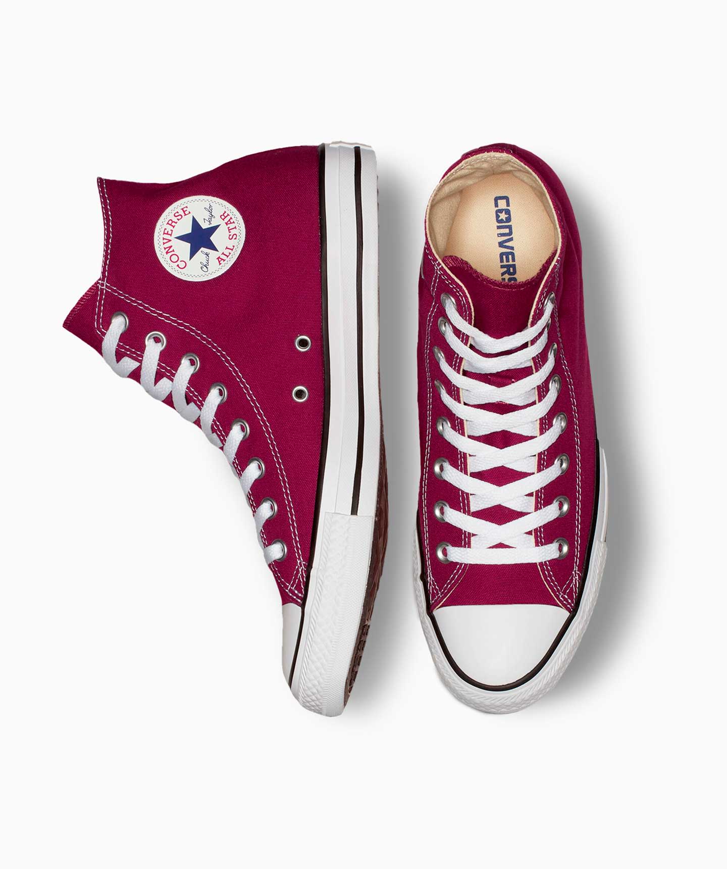 Converse Unisex Chuck Taylor All Star Canvas Hi, Bordeaux