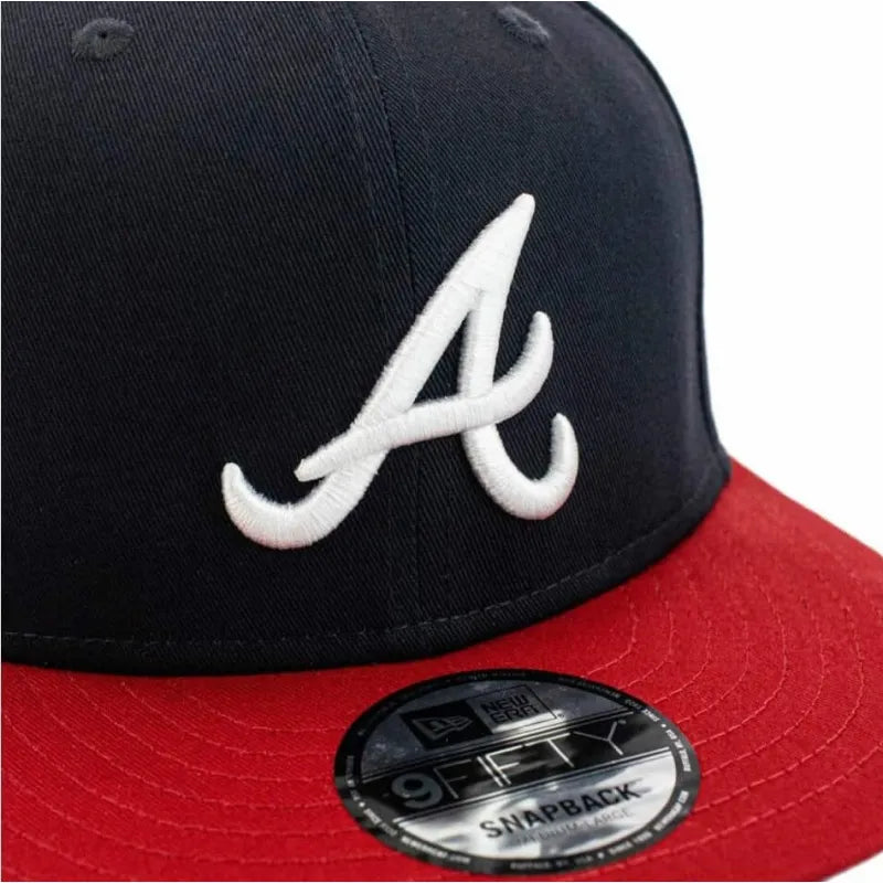 New Era Unisex Atlanta Braves Team Color Basic 9FIFTY Snapback